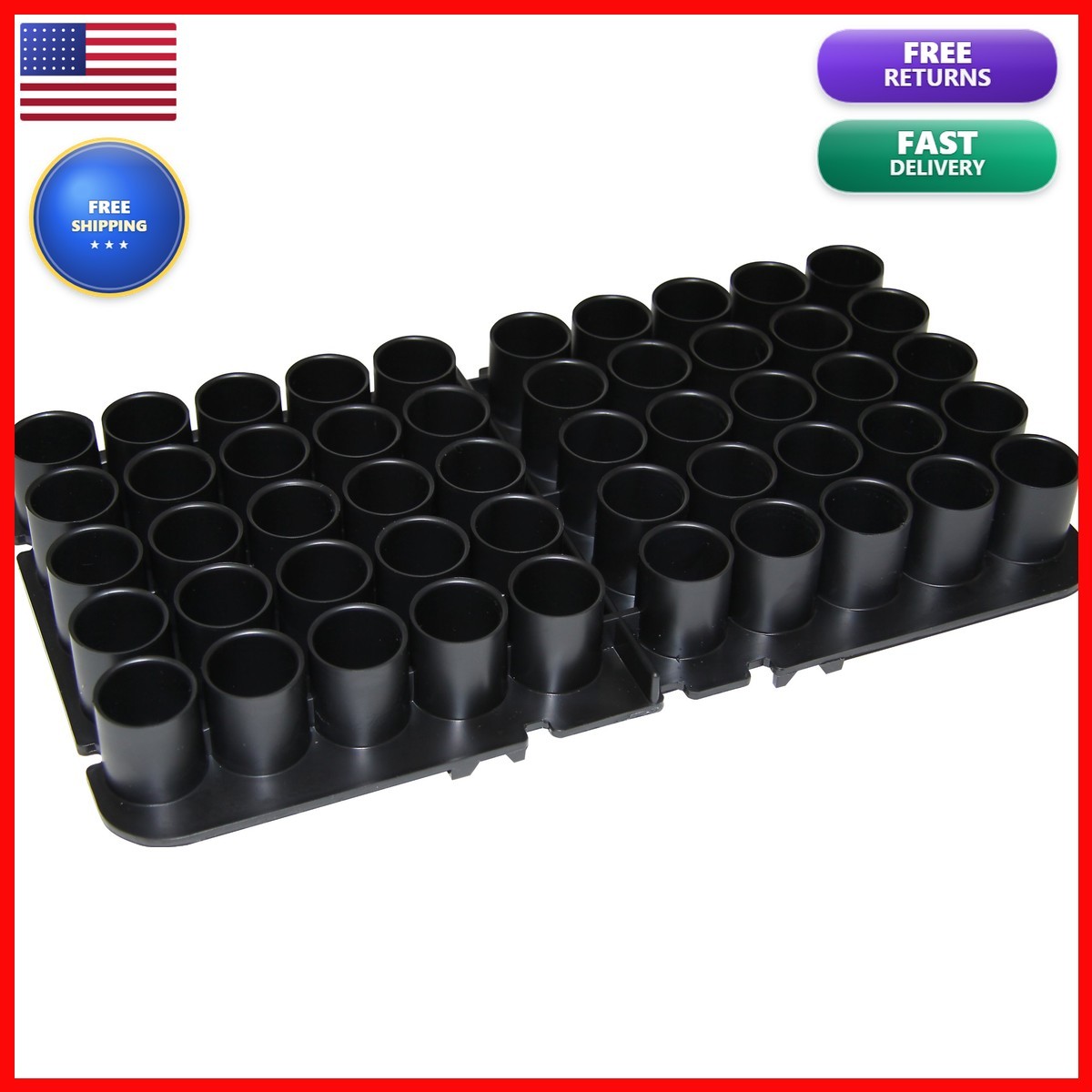 MTM ST-12-40 Trays 50 Round 12 Gauge fits SF & SD & S-100 Black
