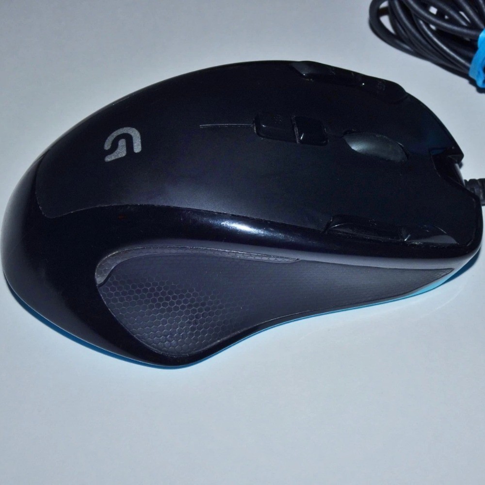 Logitech G300s Optical Ambidextrous Gaming Mouse – 9 Programmable Buttons