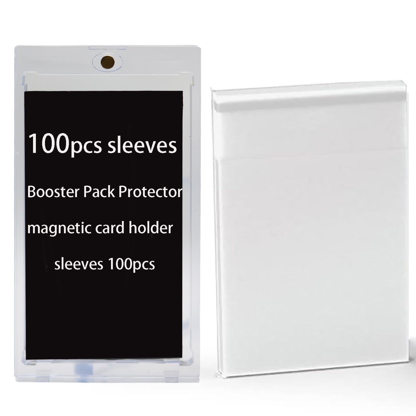 Booster Pack Protector Sleeves,Apply Booster Pack case Card Acrylic Protector...