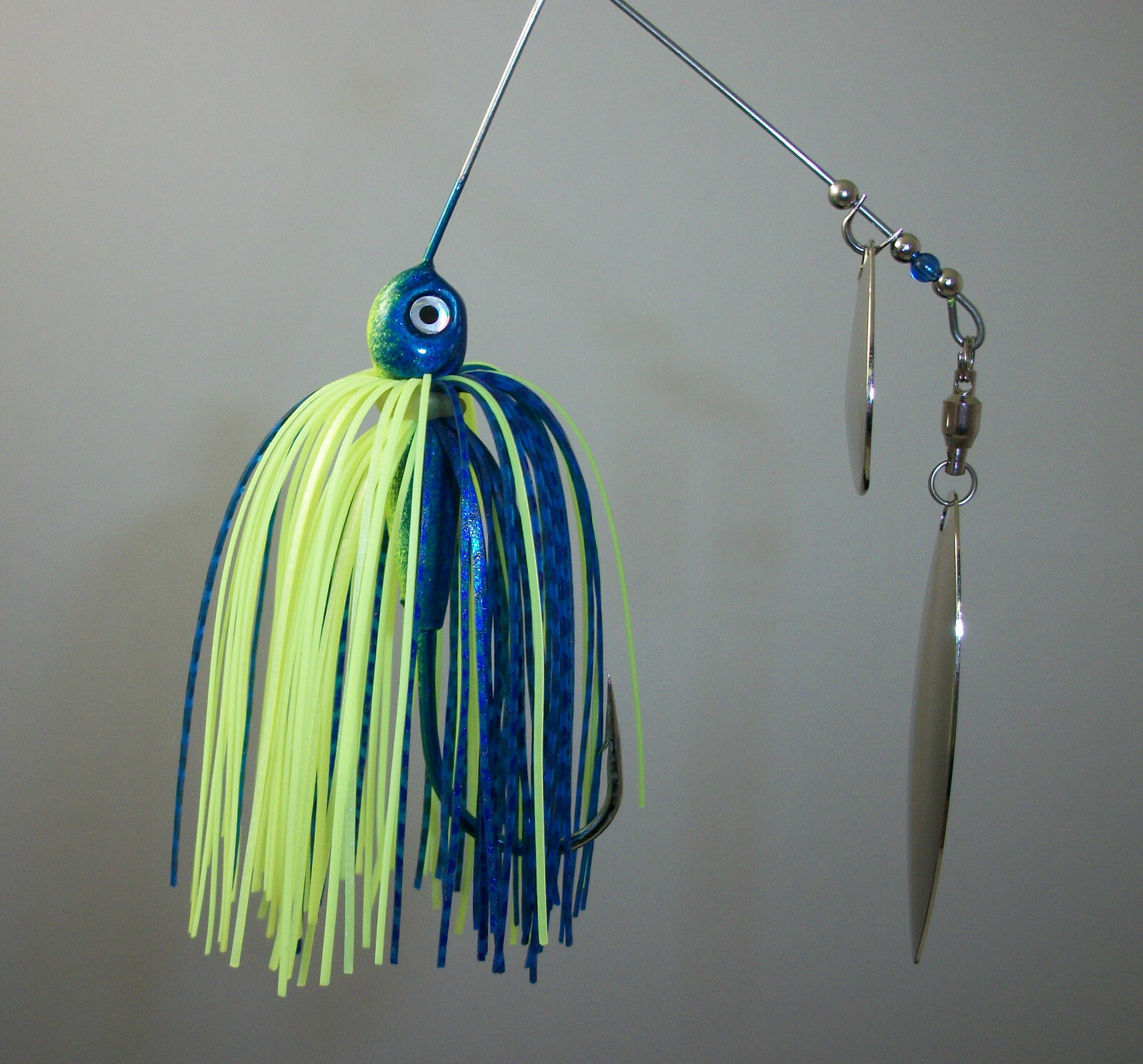 Elite Spinnerbait 1/2oz. Blue Foil & Chartreuse
