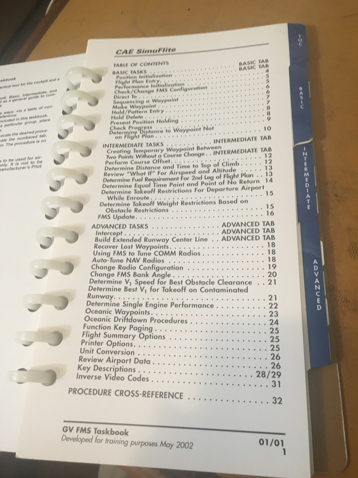 Gulfstream V FMS Taskbook