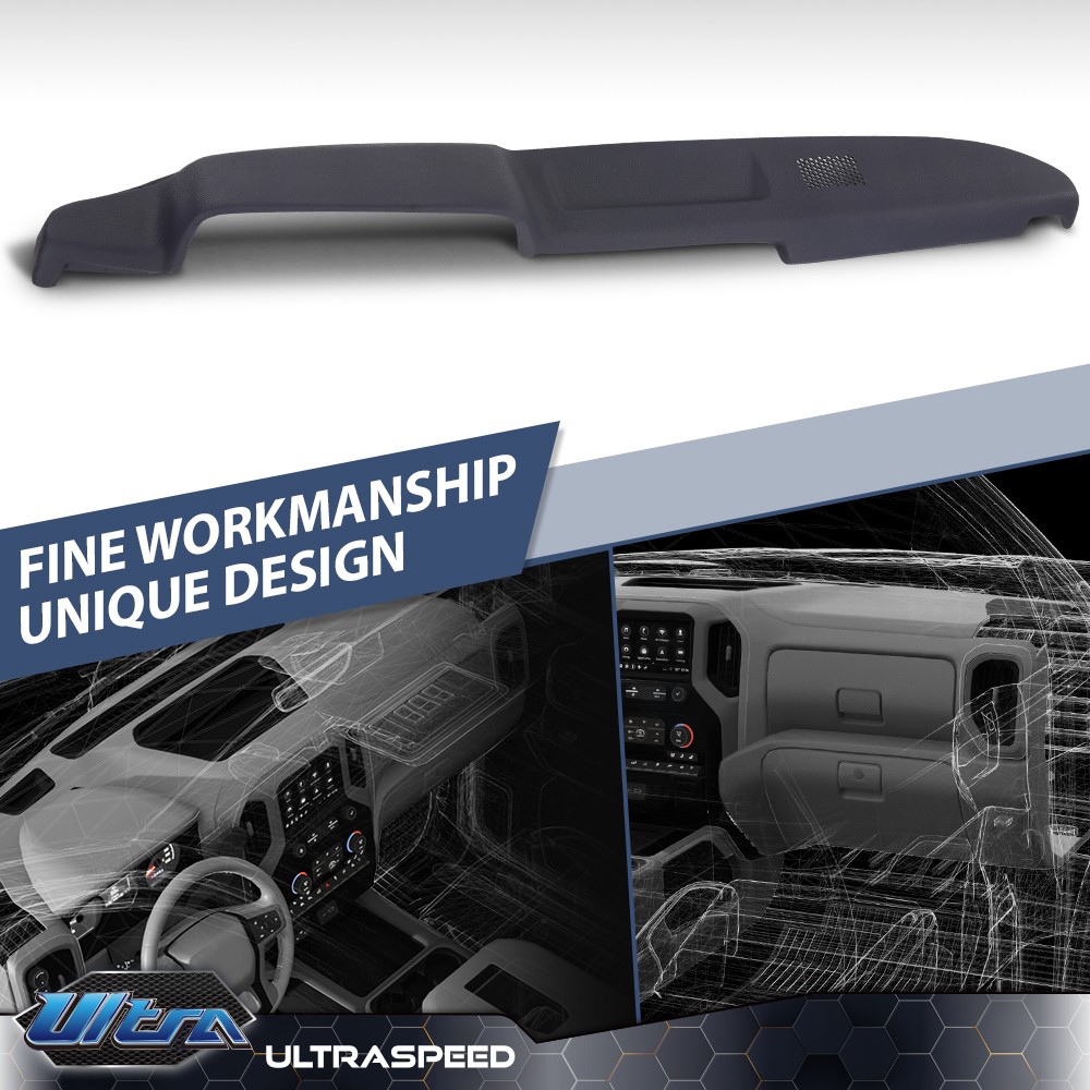 TPE Soft Dash Cover Dashboard Overlay Fit For 1979-1983 Toyota Pickup Dark Blue