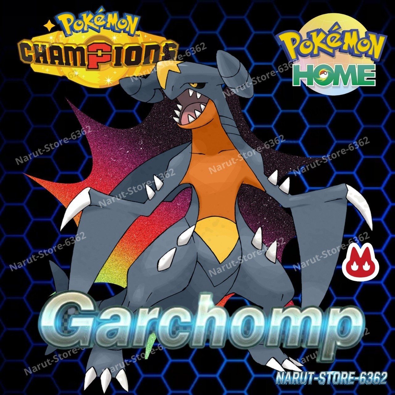 GARCHOMP🔥6IV SHINY POKÉMON HOME🔥Pokemon CHAMPIONS Legends ZA