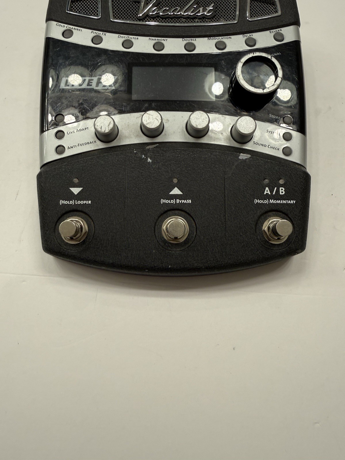 Digitech VLFX Vocalist Live FX Vocal Multi Effects Processor Pedal + PSU