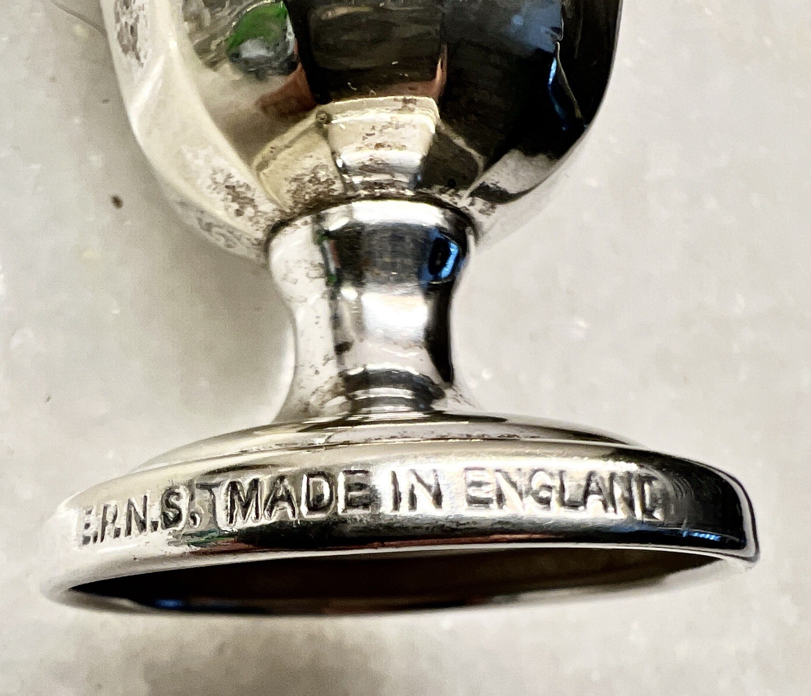 Vintage 4” Trophy Marked English Silver Plate