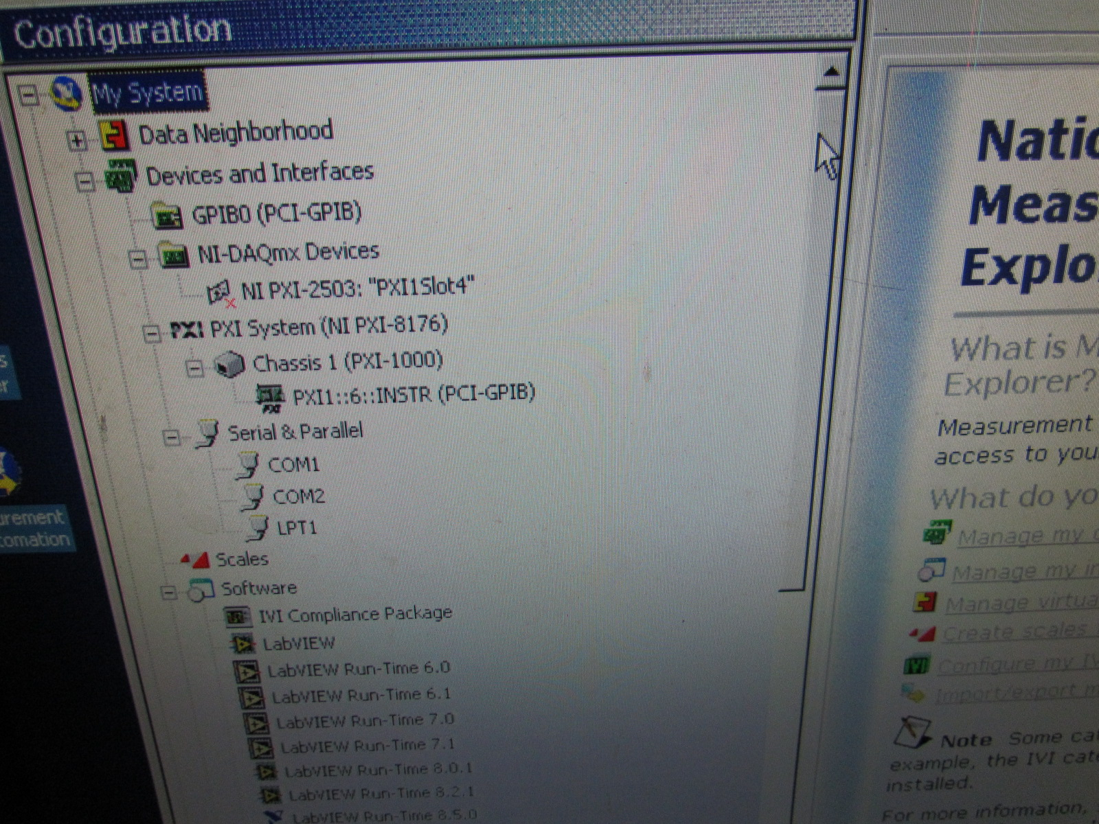 NATIONAL INSTRUMENTS NI PXI-1000B
