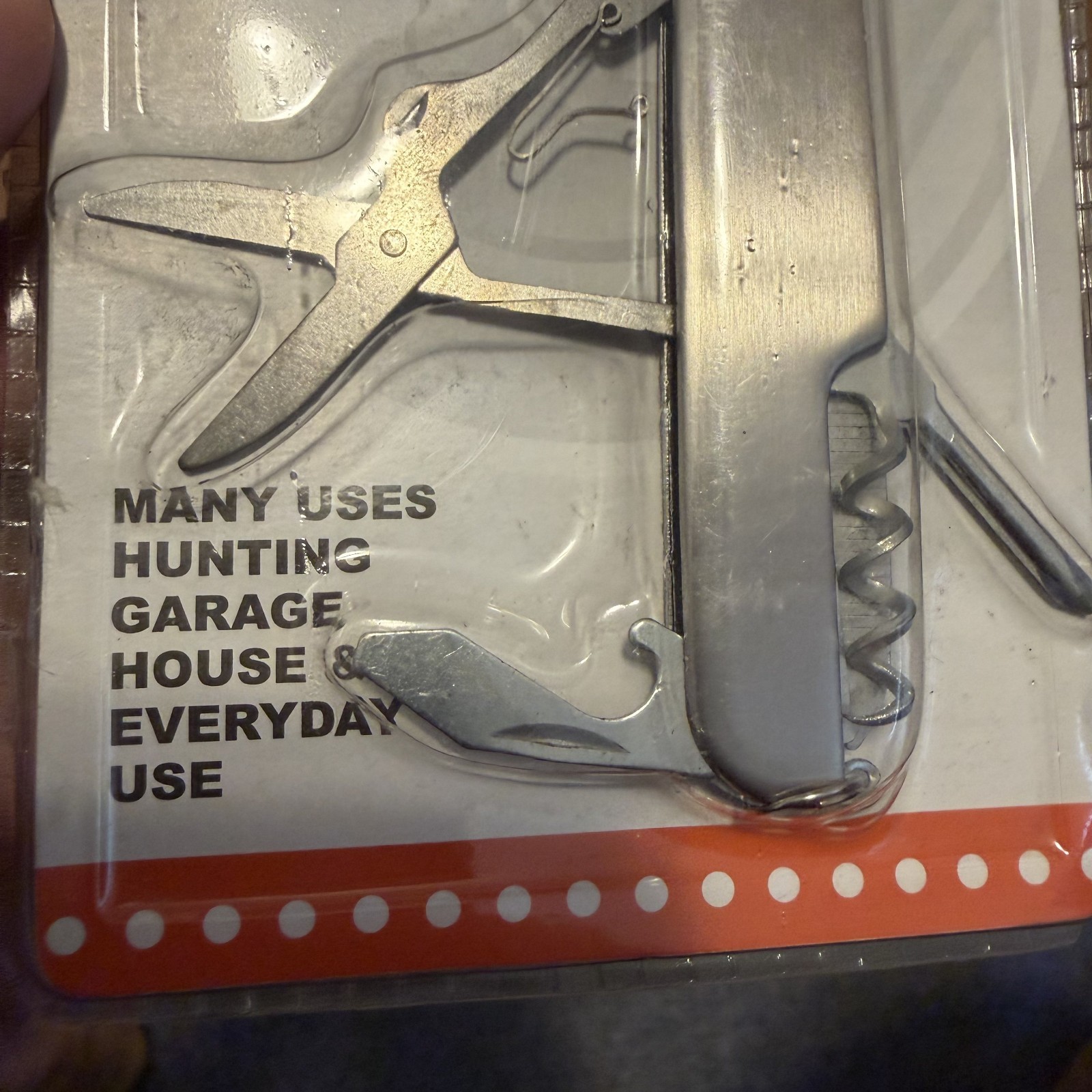 Tool Bench 8 Function Many Use Pocket / Army Knife