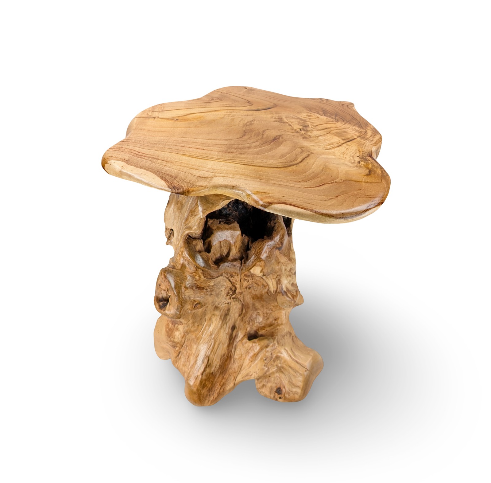 Teak Stool, Wood Stool, Carved Teak Stool, Carved Wood Stool