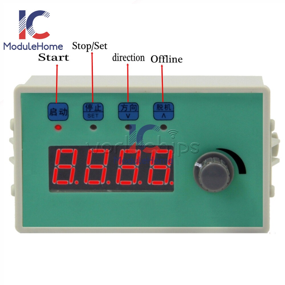 Adjustable Speed RPM Stepper Servo Motor Driver Controller Board Speed Reversal