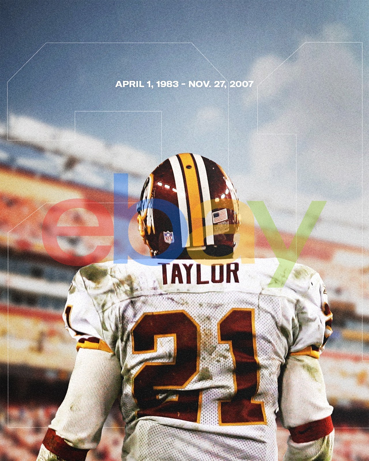 Sean Taylor Tribute Collage Washington Redskins 8x10 NFL Football Photo