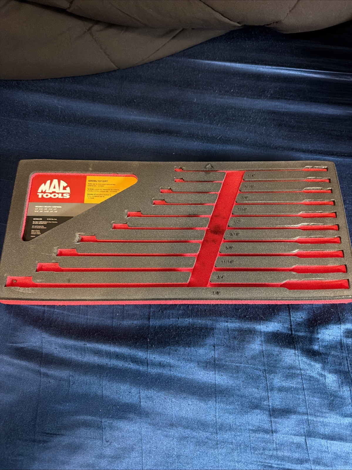 Mac Tools SRDBL1012PT Foam Organizer