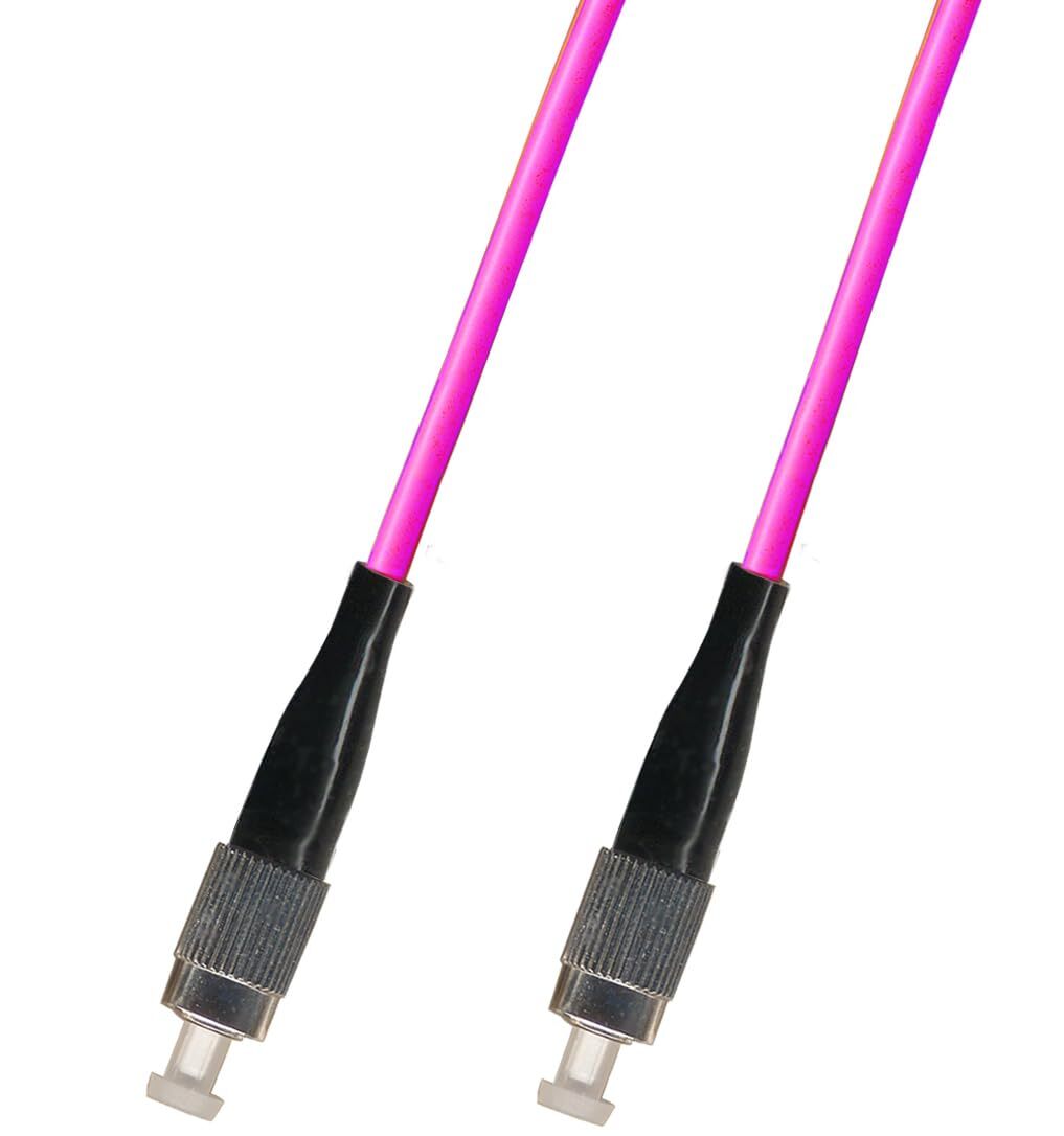 3M Multimode Simplex Magenta OM4 Fiber Optic Patch Cable Cord 50/125 FC-FC