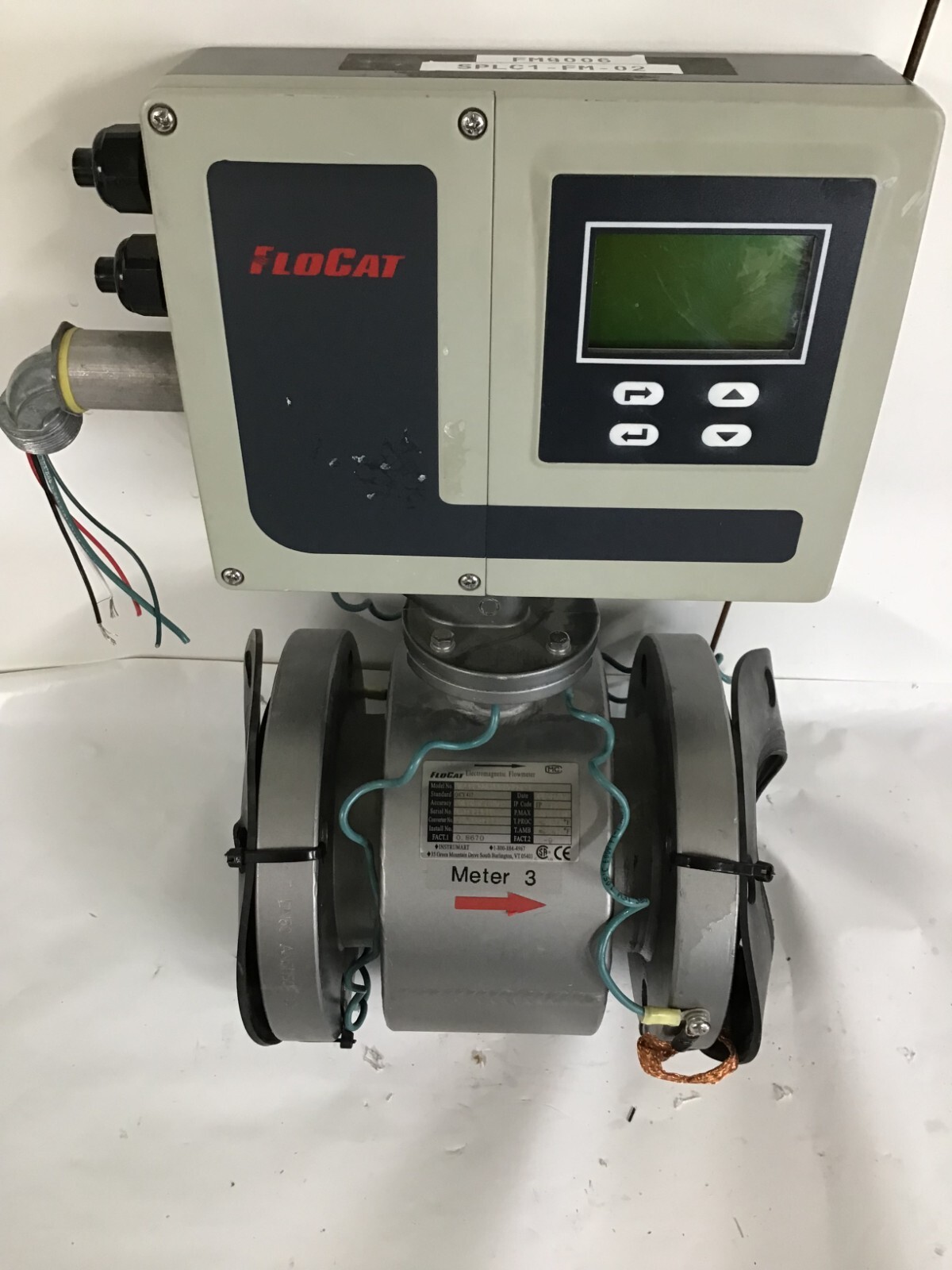Flocat Electromagnetic Flowmeter  3 inch ansi flanged, great condition