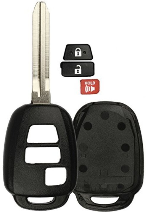 Just the Case Keyless Entry Remote Uncut Car Key Fob Shell Replacement for