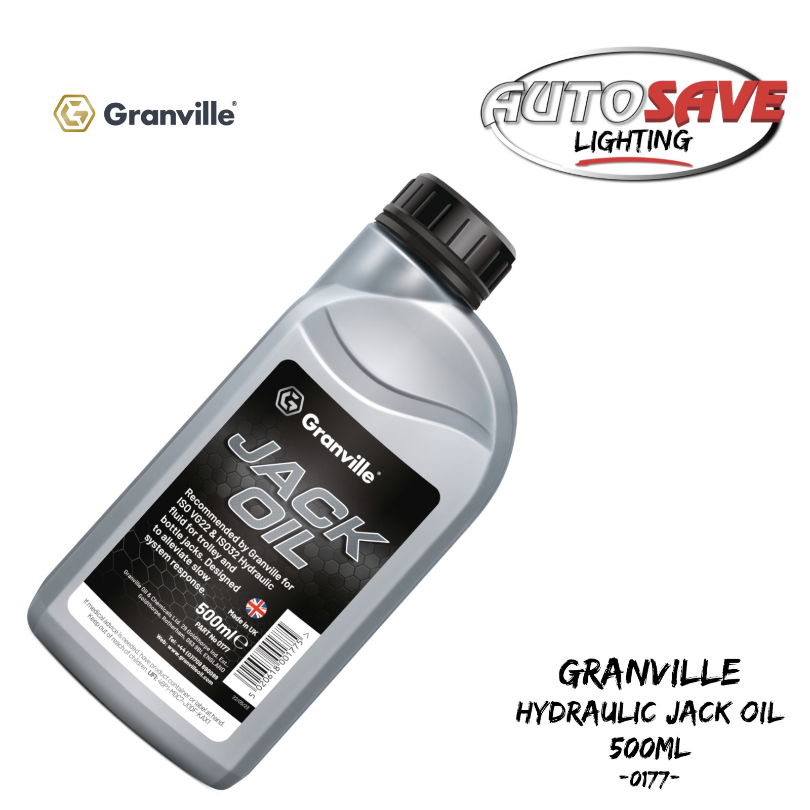 GRANVILLE - Jack Oil 500ml (0177) **NEW IN STOCK**