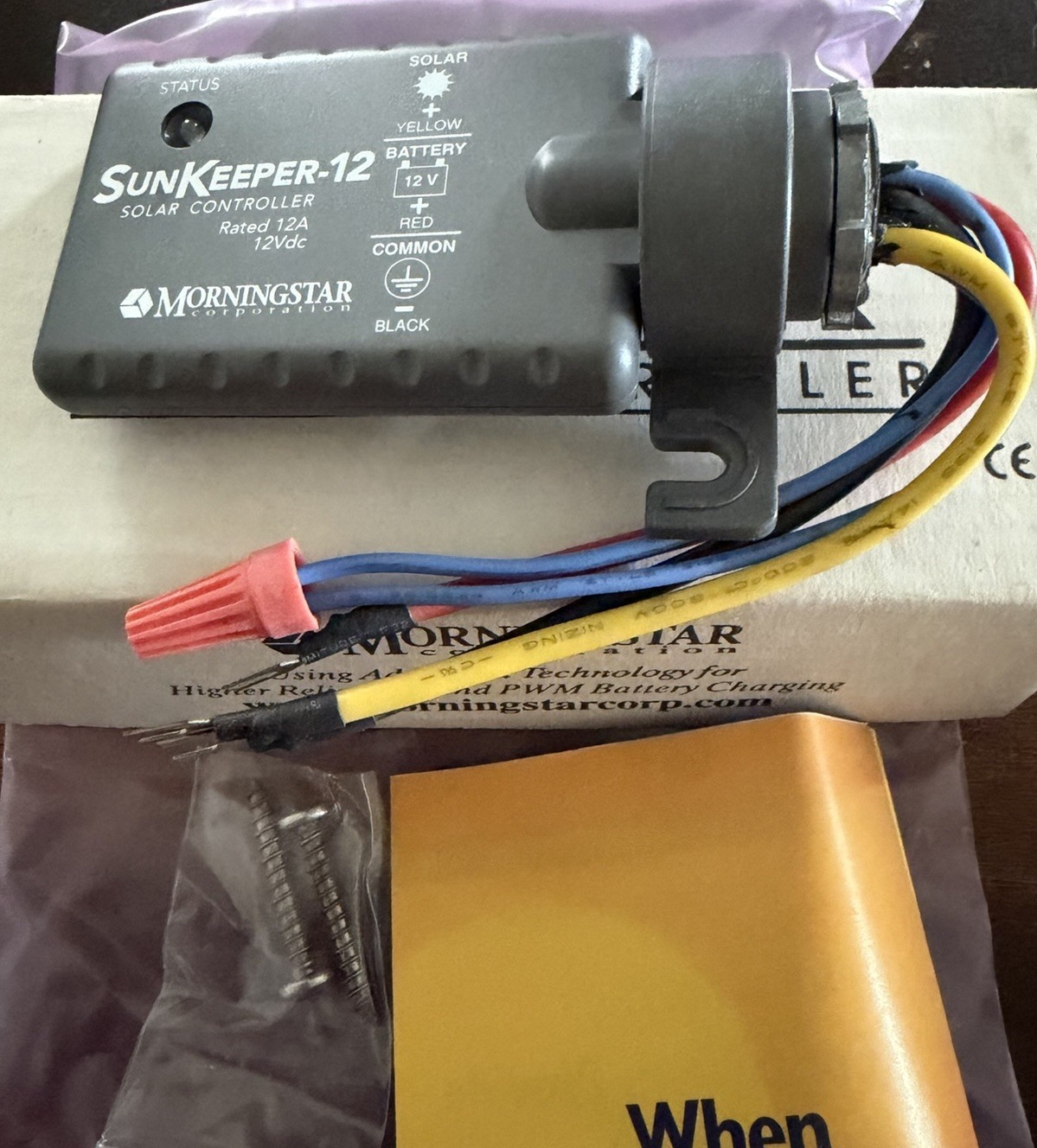 Morningstar SK-12 SunKeeper Solar Controller 12A 12VDC
