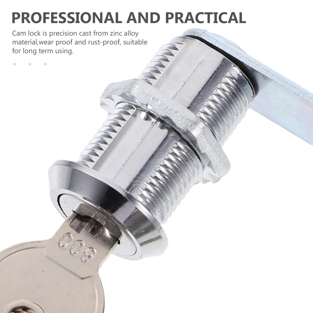 Cam Lock Desk Drawer File Cabinet Locks Mailbox Replacement with Key