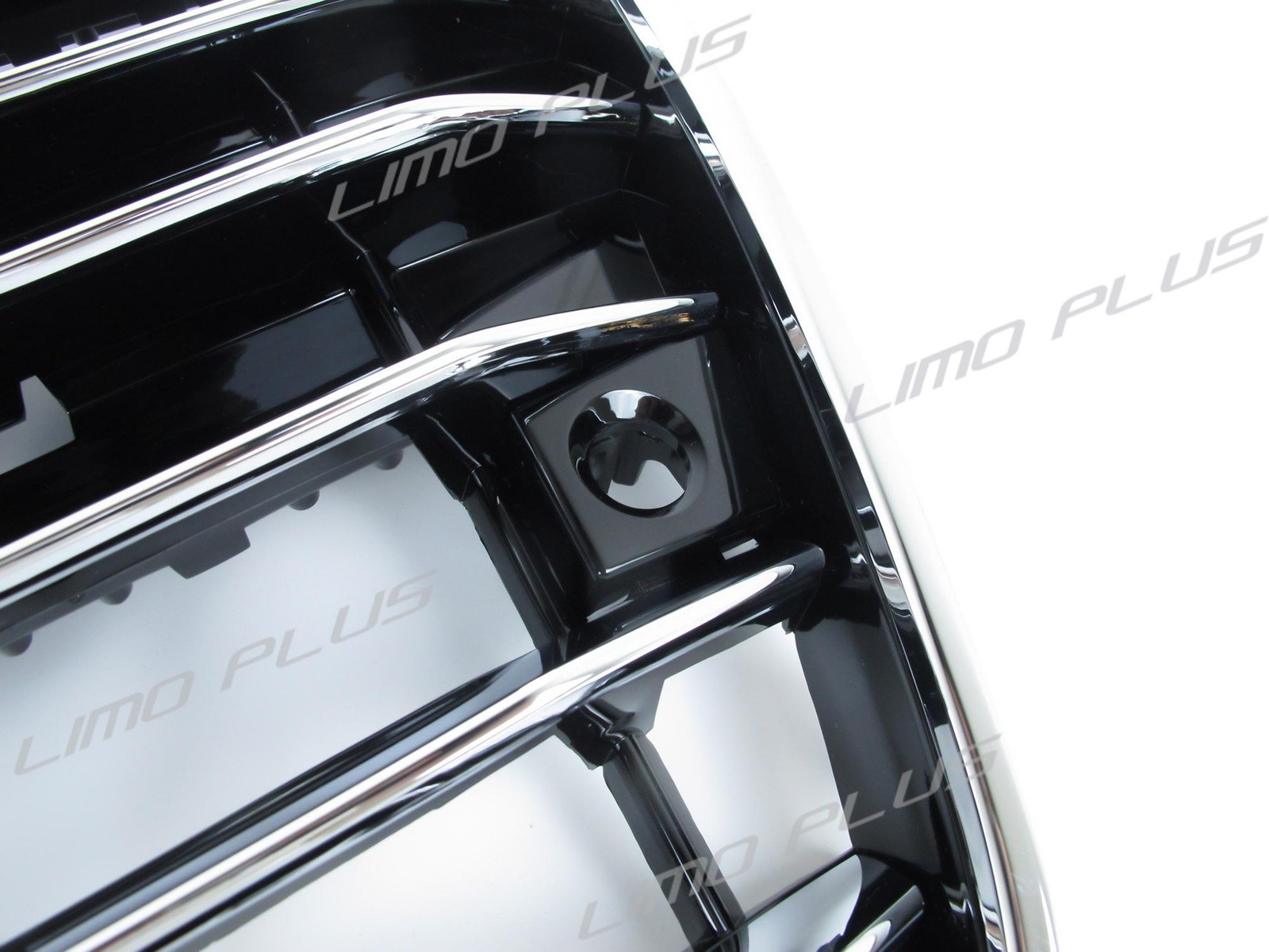 Front Bumper Grille Radiator Grill Gloss Silver Grid For Audi A8 D4 2011-2014