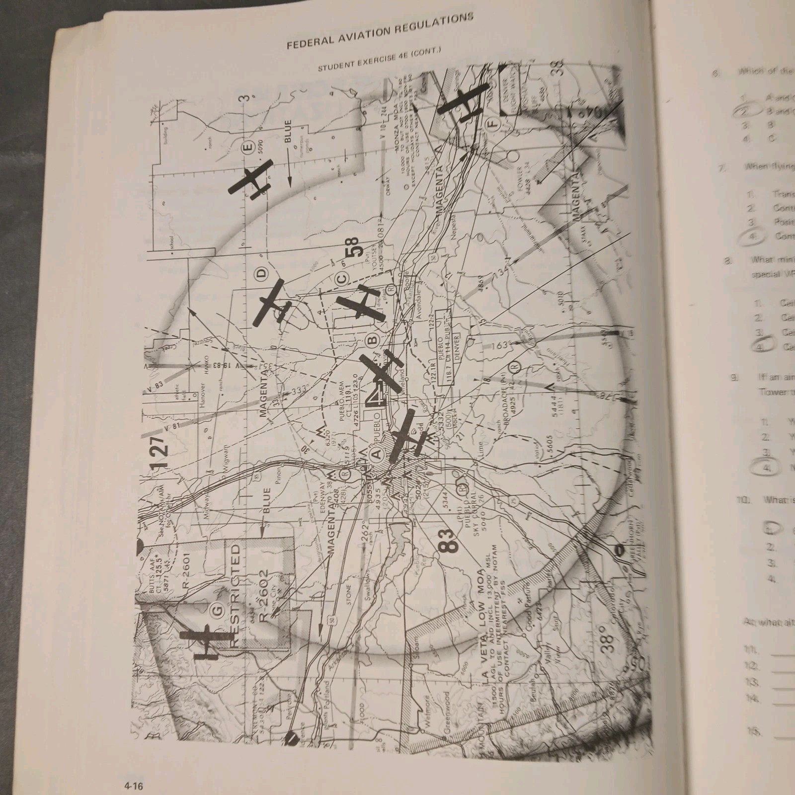 Piper Private Pilot Workbook 1979 Vintage Flight Training Manual
