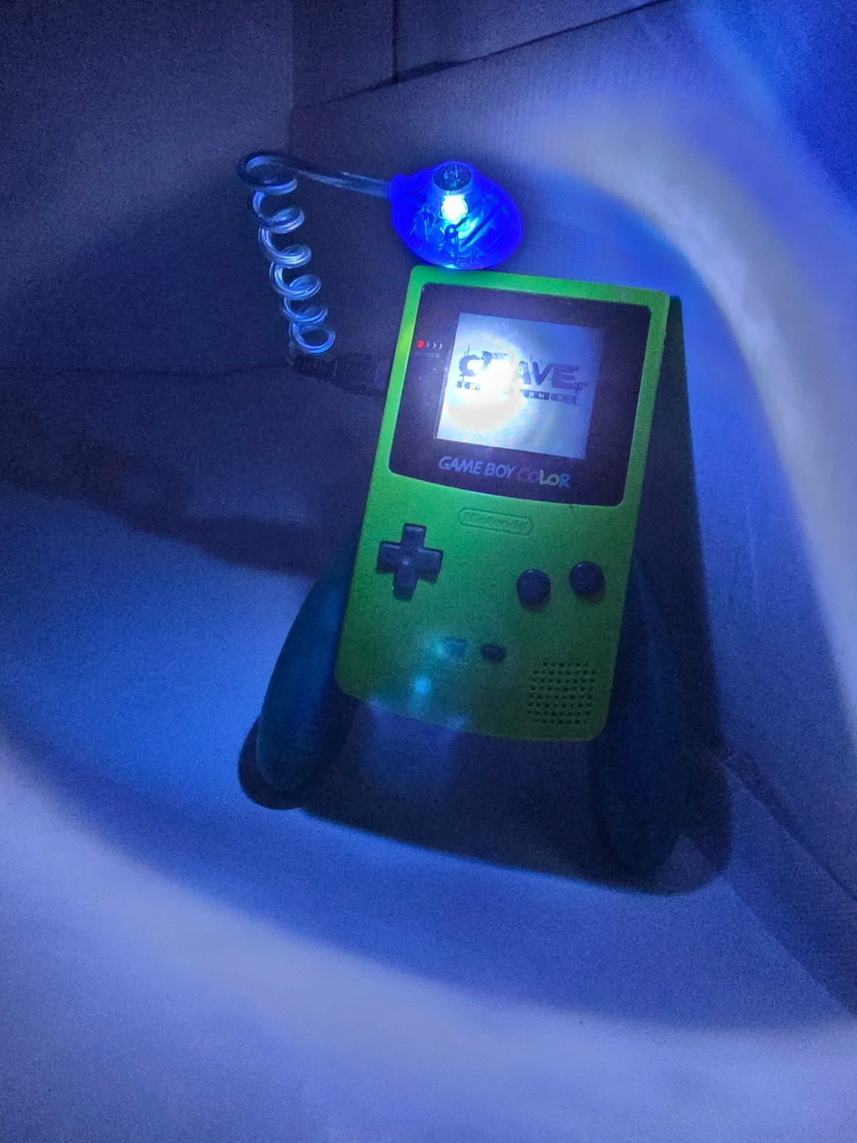 NEW Very Bright LED Wormlight Worm Light for Game Boy Color GBC BLUE
