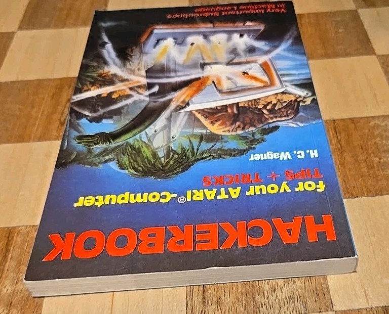 Hackerbook For Your Atari Computer Tips & Tricks HC Wagner 1983 First Edition
