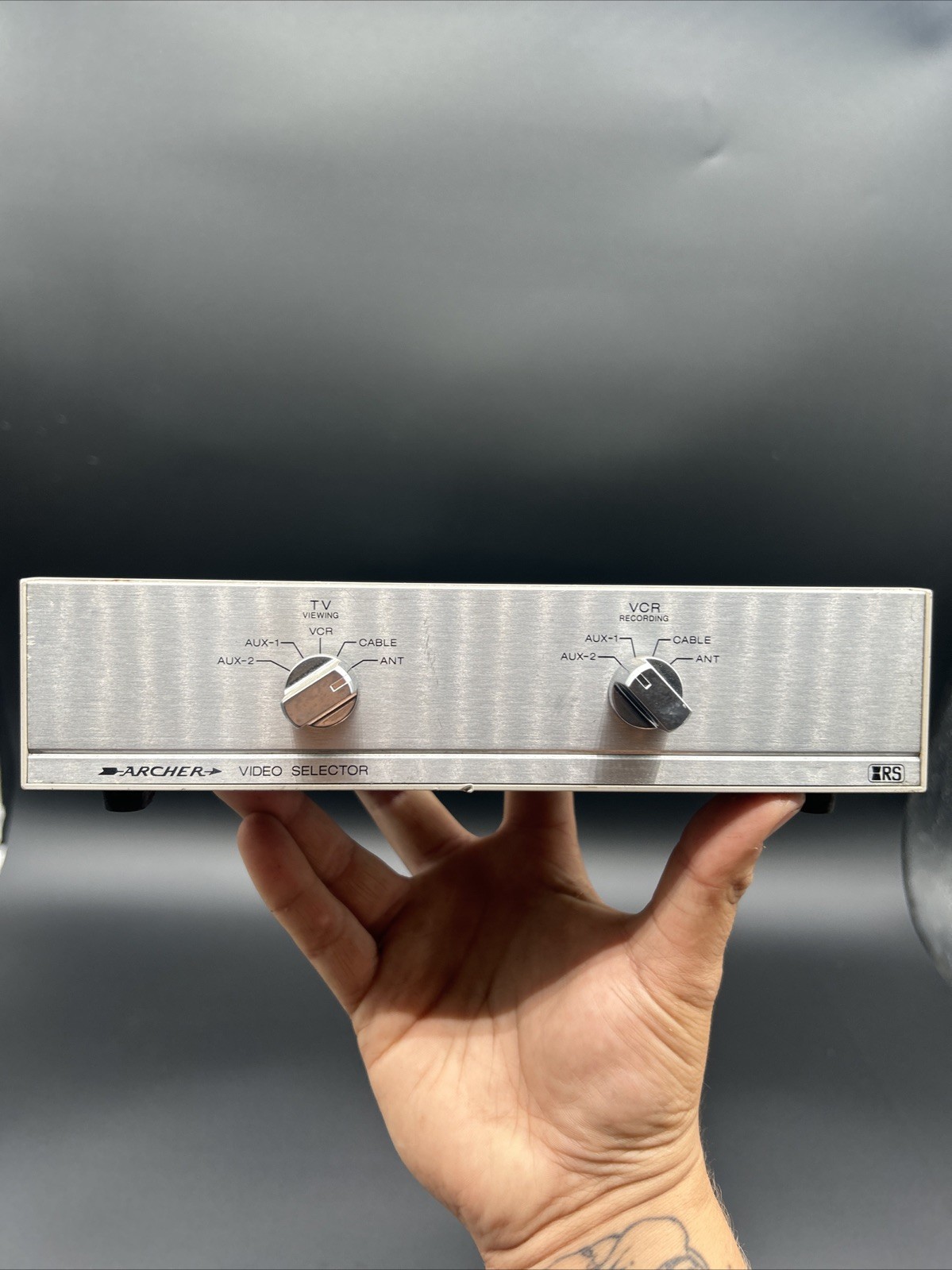 Vintage As Is Archer Video Selector