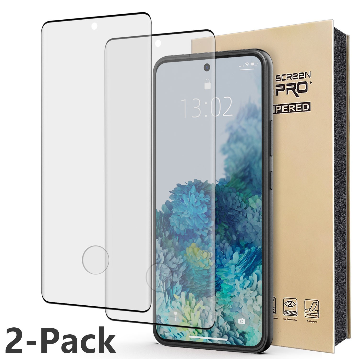 6 Pack For Samsung Galaxy S20+ Plus Tempered Glass Screen Protector Anti Scratch