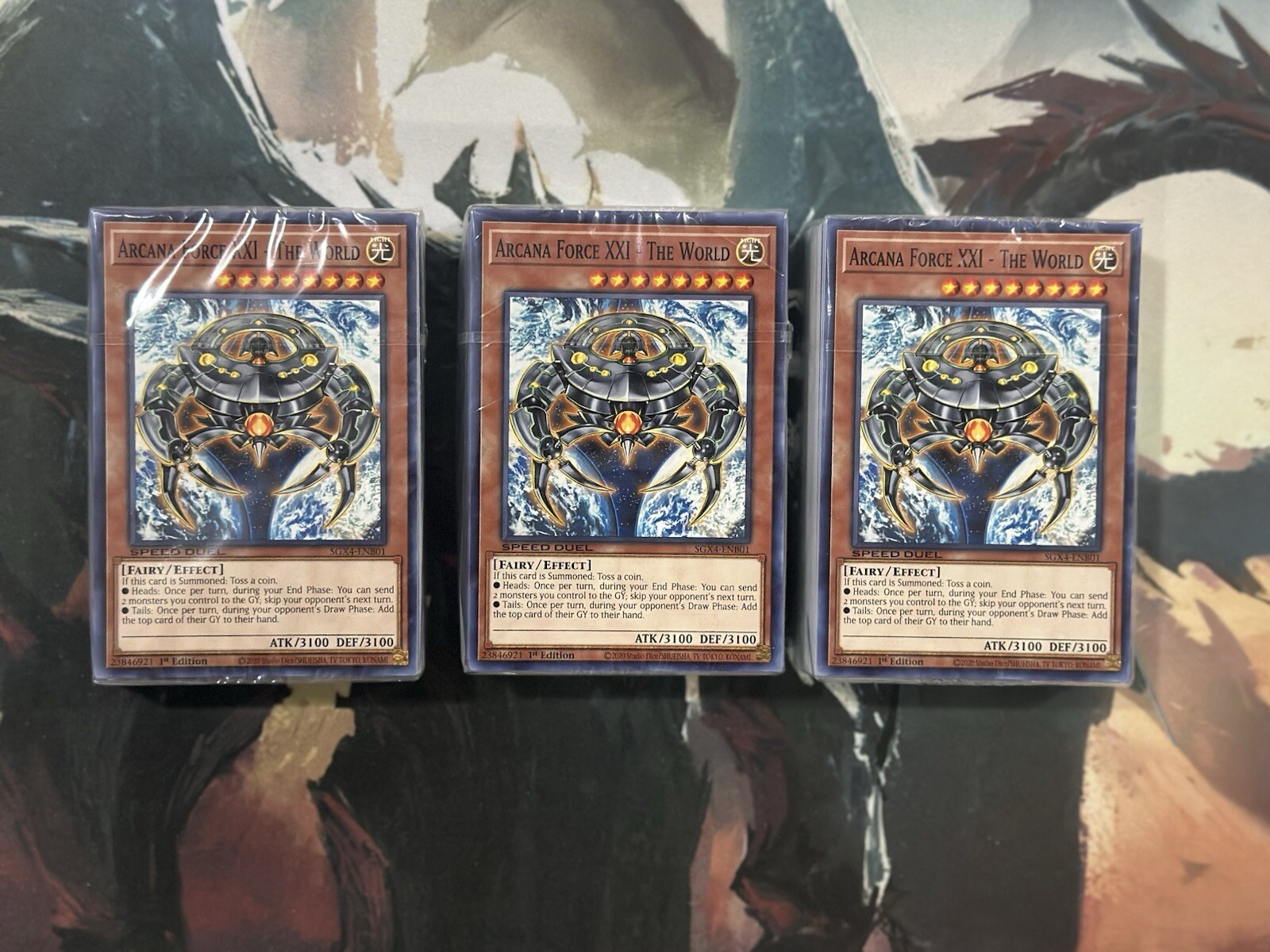Yugioh Speed Duel Deck (Arcana, Fossil, Skill Cards) SGX4 Common (x3)