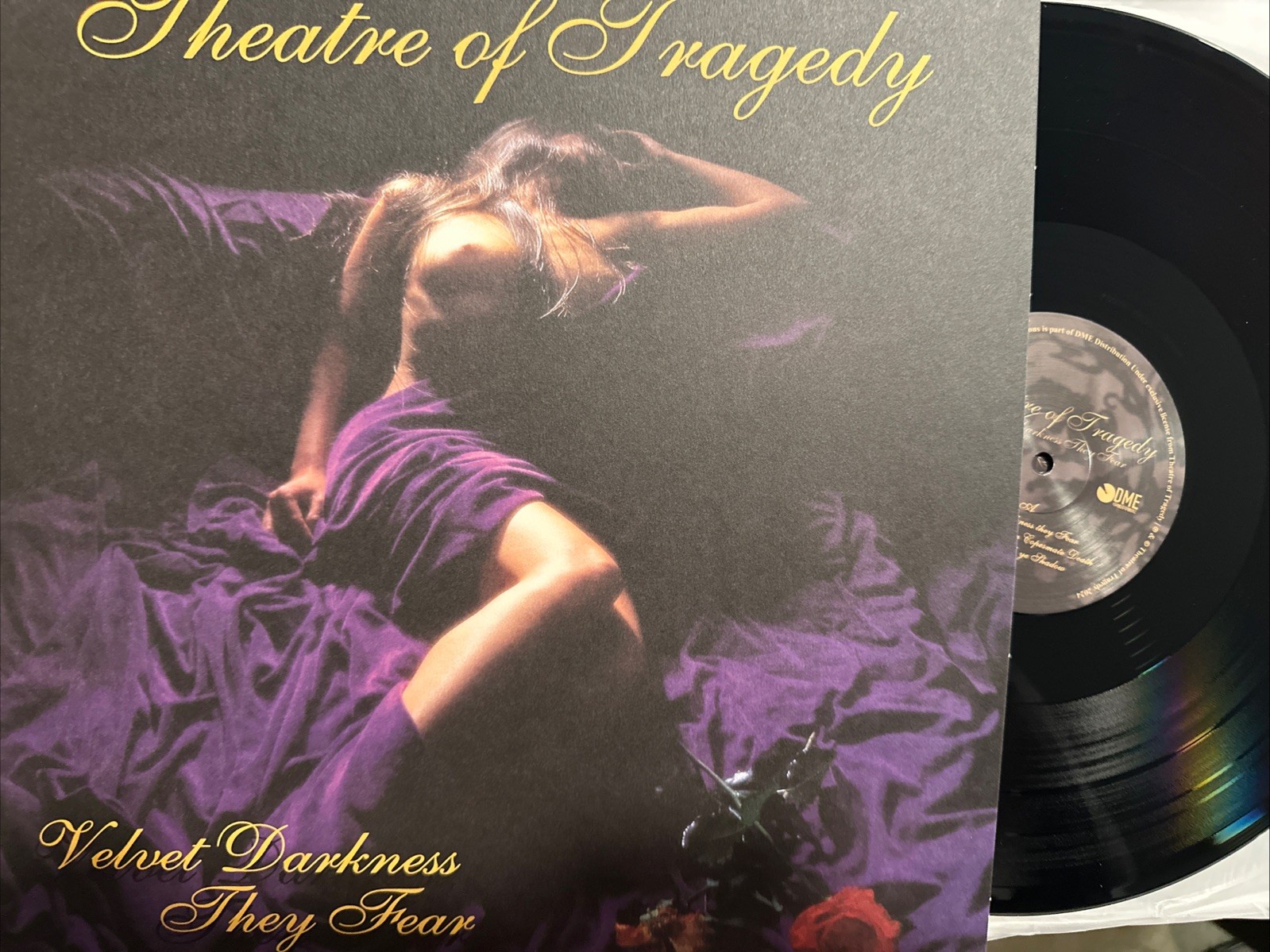 Theatre Of Tragedy – Velvet Darkness They Fear LP 2024 Cosmic Key CKC068 [Black]