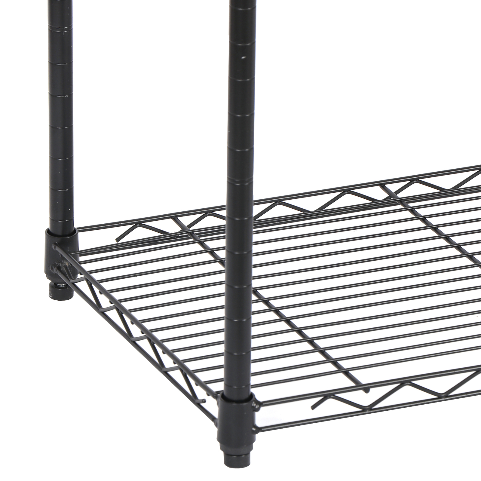 5 Tiers Wire Shelving Unit Rack Large Space Adjustable Storage Shelves Kitchen