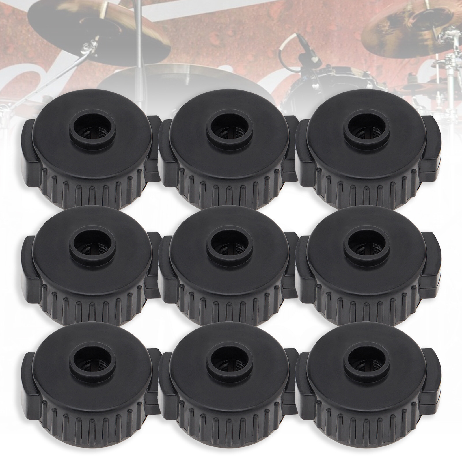 9x Percussion Replacement Kitparts Cymbal Mate Nut for 8mm Threaded US