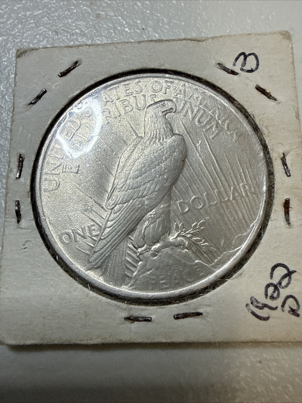 1922 Peace Dollar In AU Condition