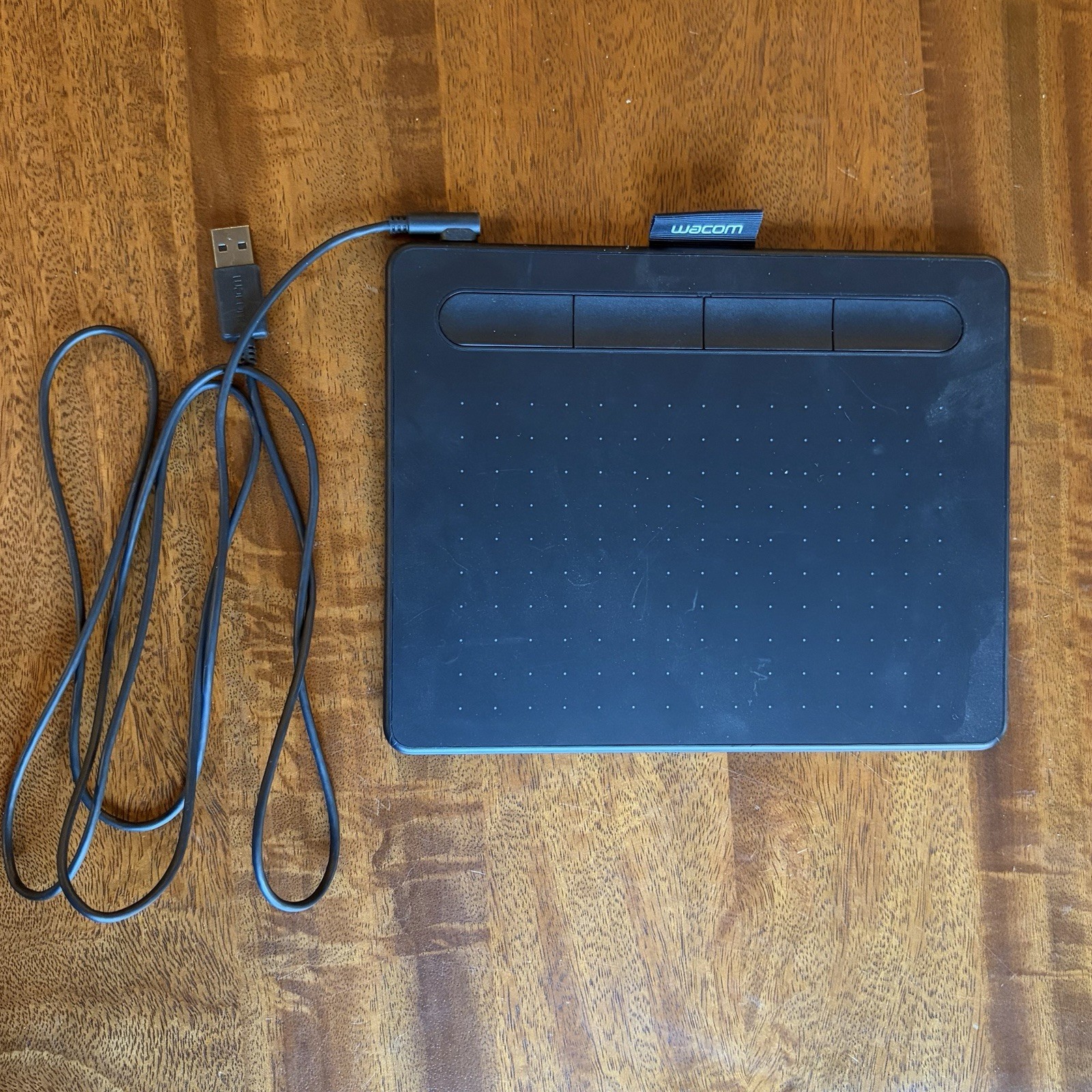 Wacom Intuos Small Bluetooth Graphics Drawing Tablet, 4 Customizable ExpressKeys