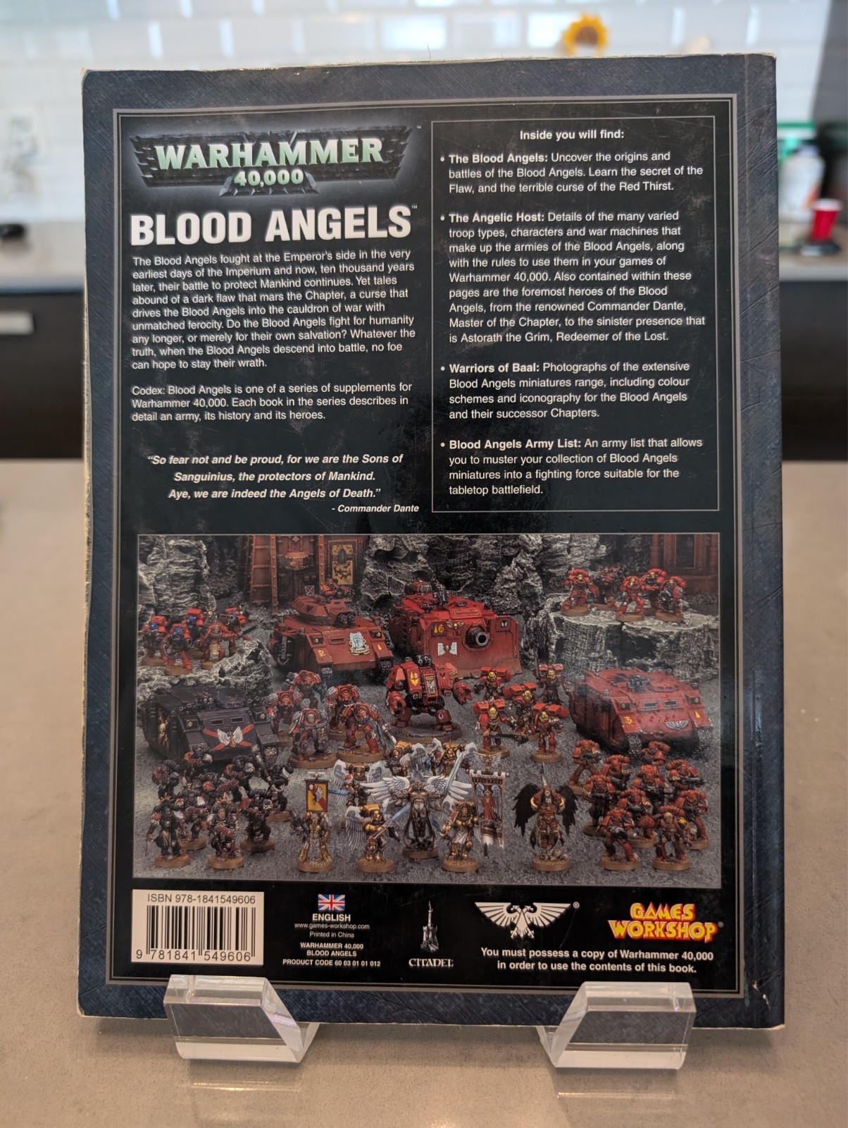 Games Workshop Warhammer 40000 40K Codex 5th Ed. Blood Angels