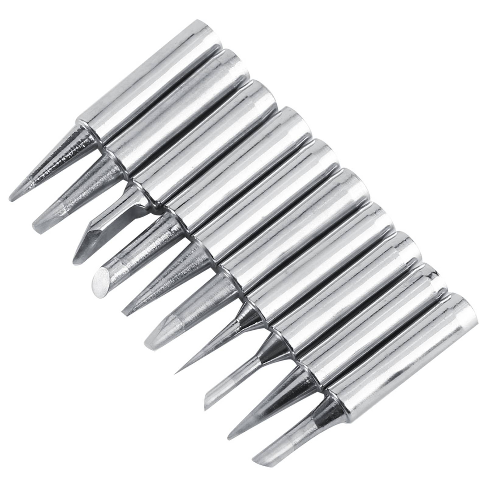 10pcs/Set Lead Free Copper Soldering Tips For Soldering Station Tool Trending