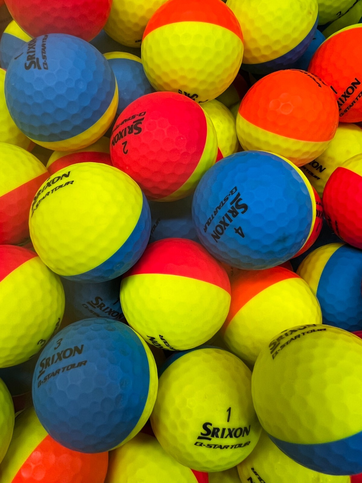 Srixon Divide Q-Star....15 Premium AAA Used Golf Balls Asst. Color