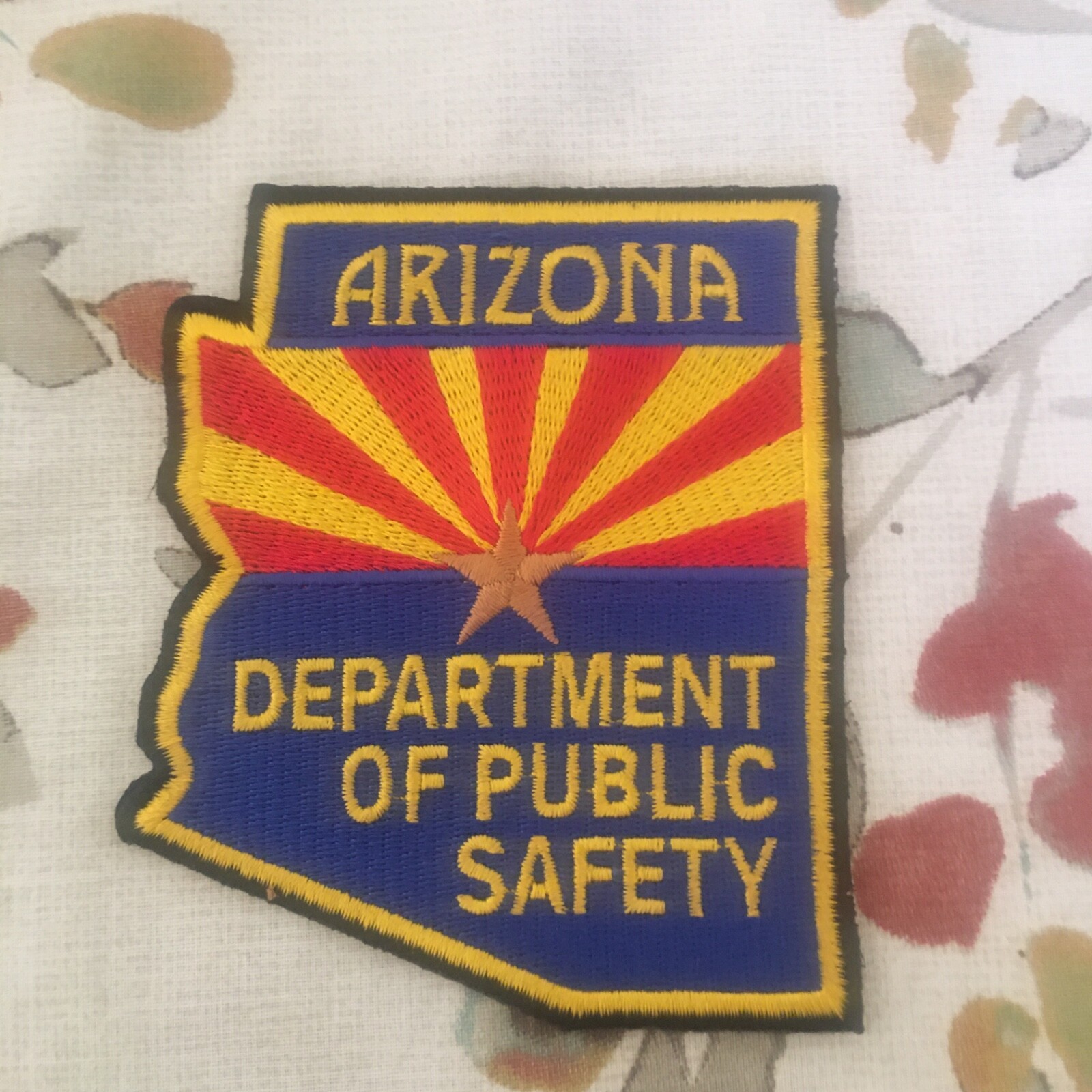 Arizona Department of public safety police shoulder patch