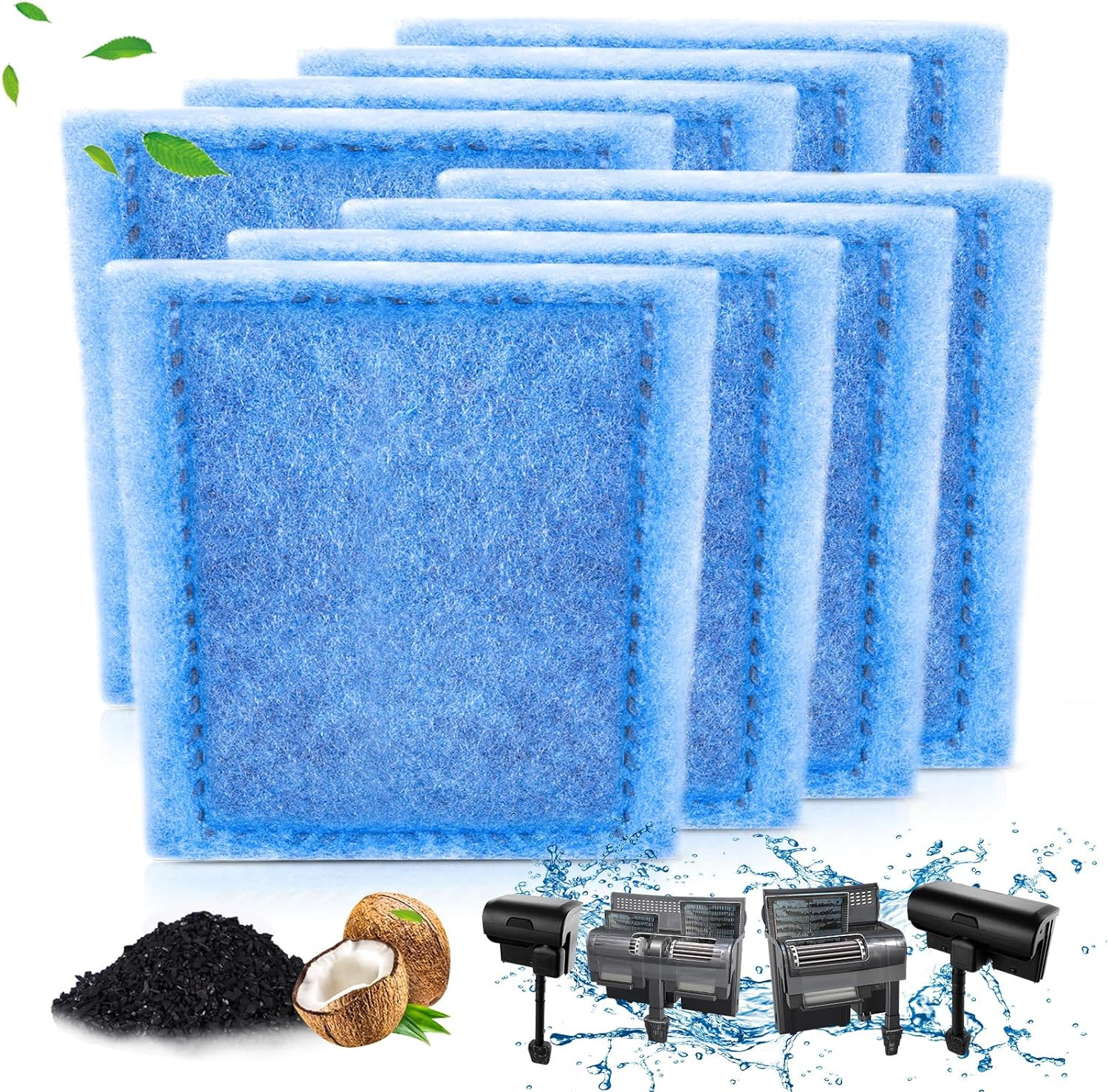 8 Pack Rite-Size C Filter Cartridges for Marineland Penguin PRO Power Filters 27