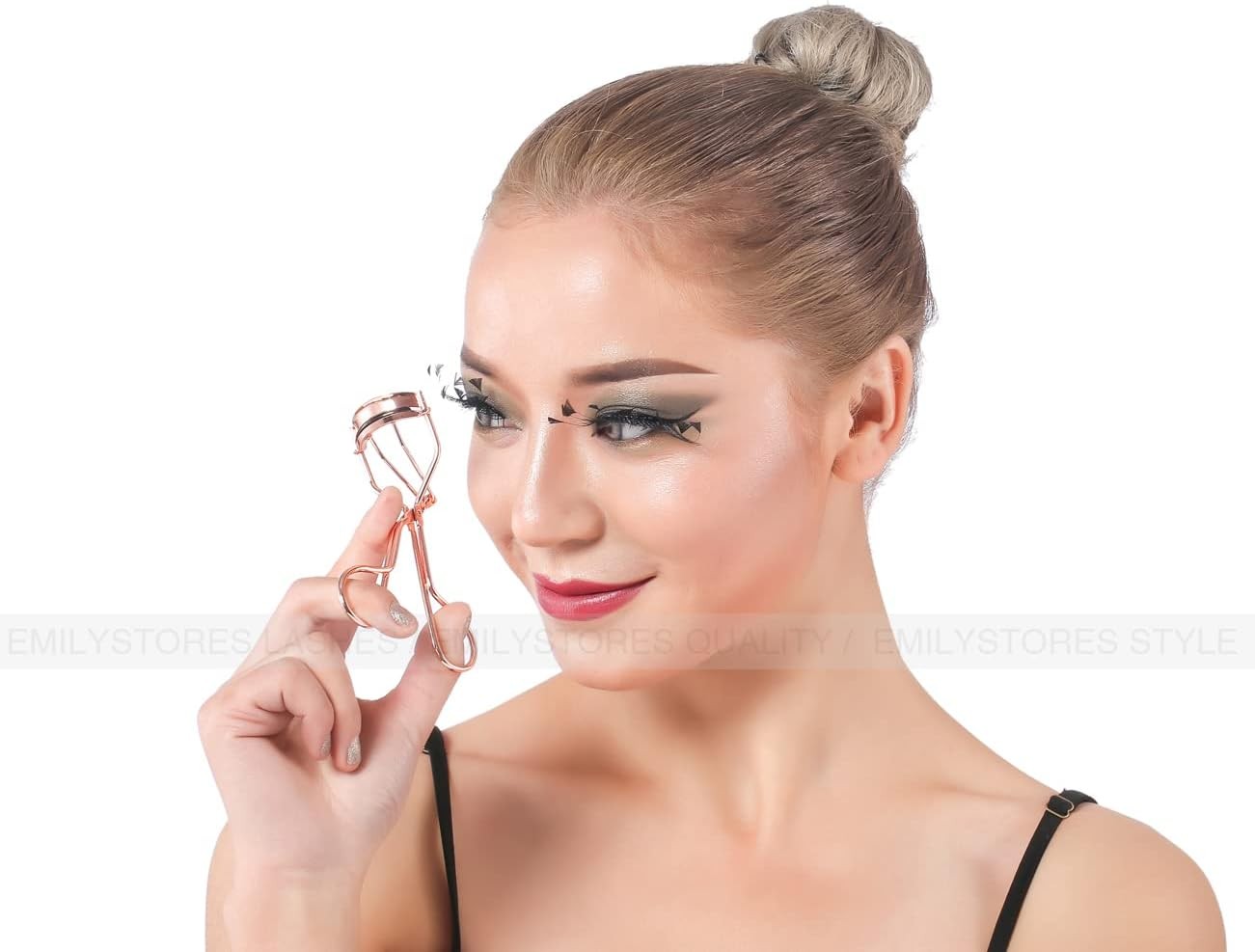 Professional Makeup Tool for Eyelashes with 2 Replacement Silicone Refill Pads