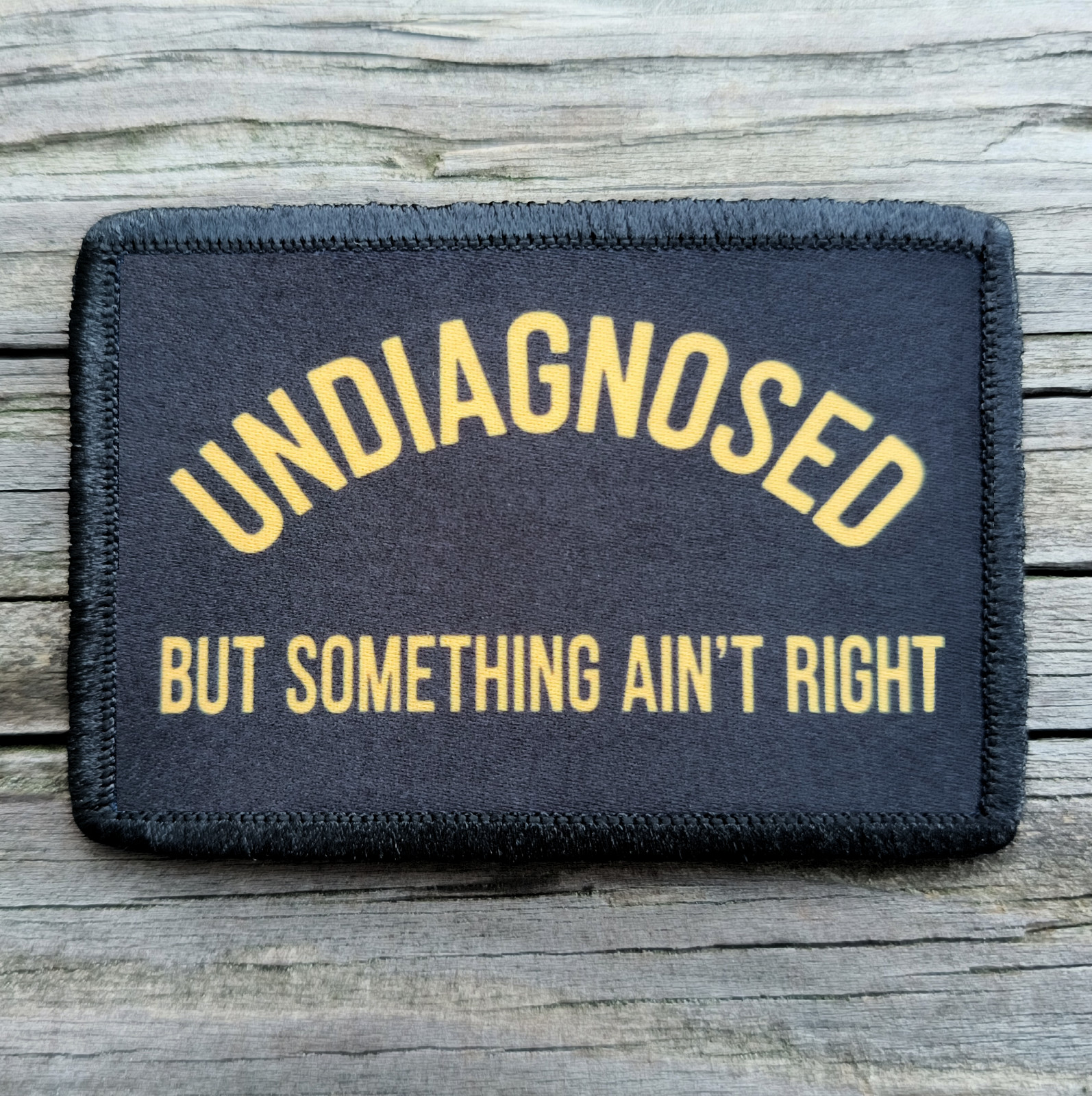 Undiagnosed Morale Patch Hook and Loop Army Custom Tactical Funny 2A Gear