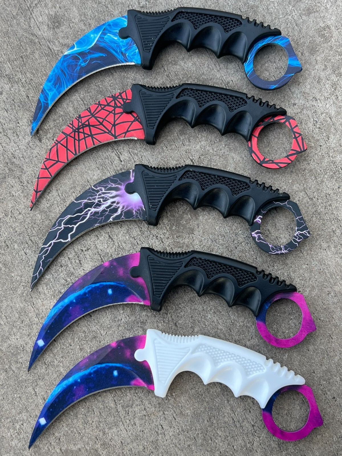 (WHOLESALE LOT x 10) ElitEdge Karambit Neck Knife - 098