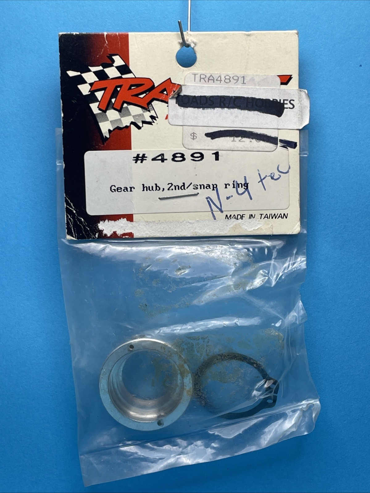Vintage Traxxas 4891 Gear Hub, 2nd With Snap Ring Nitro 4-Tec