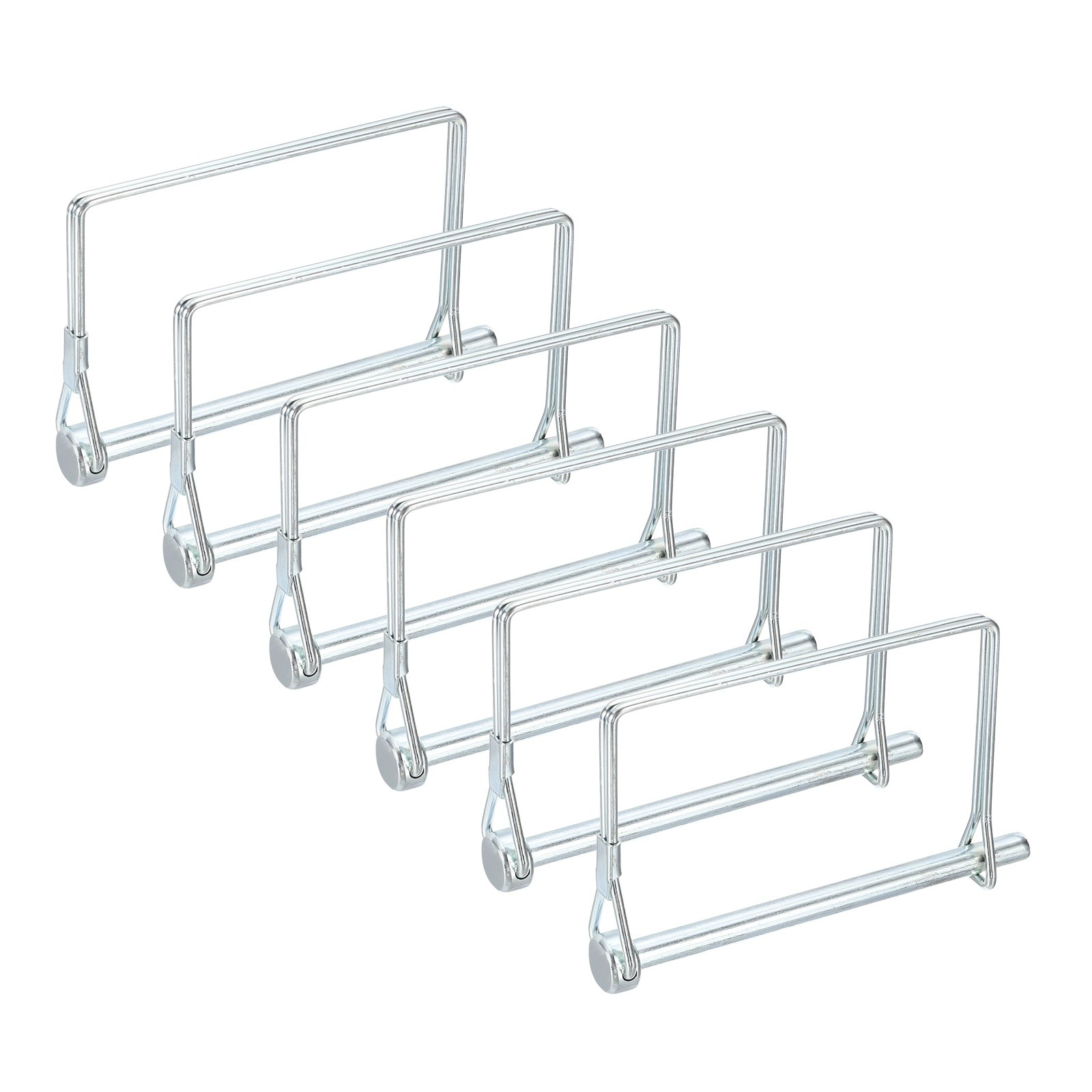 6Pcs Trailer Coupler Pin (1/4" x 3-9/16" D x L) - Coupler Locking Pin Square