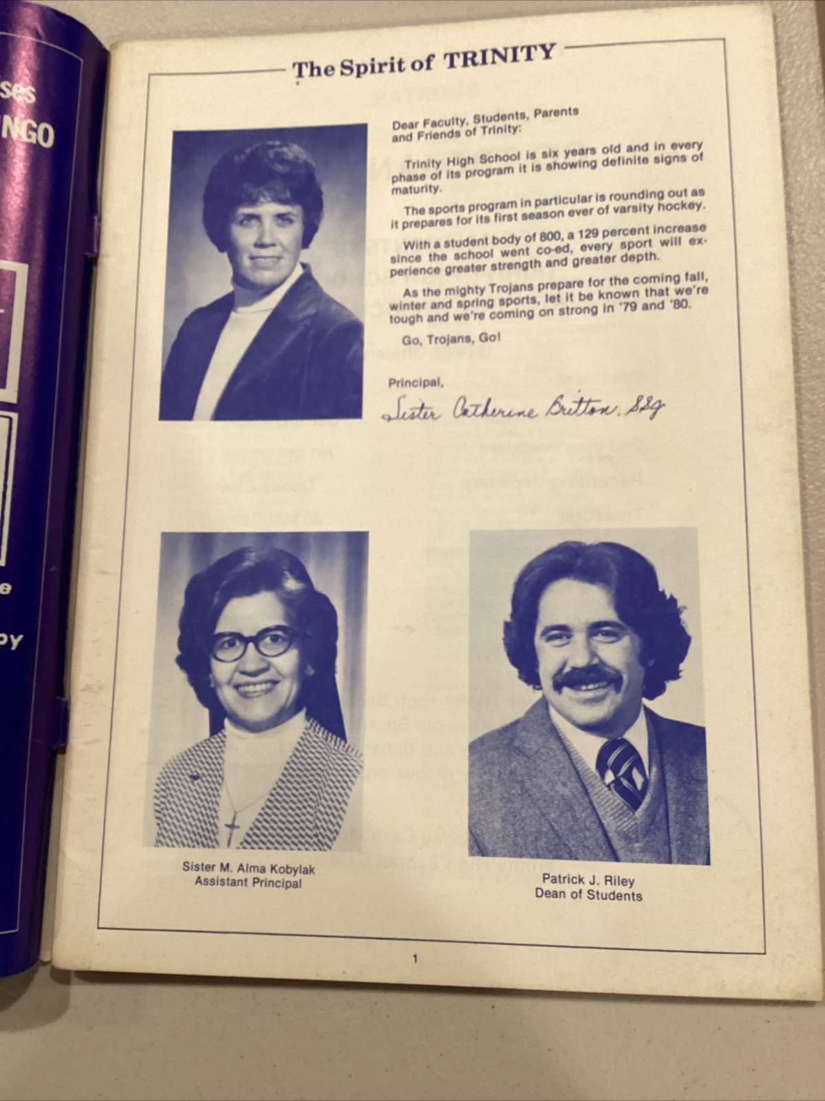 1979 Trinity v Ashtabula Saint John High School Football Program