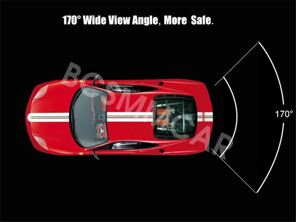 Car HD Backup Camera Reverse Parking Cam Left Right Rear Front View 360 Degree