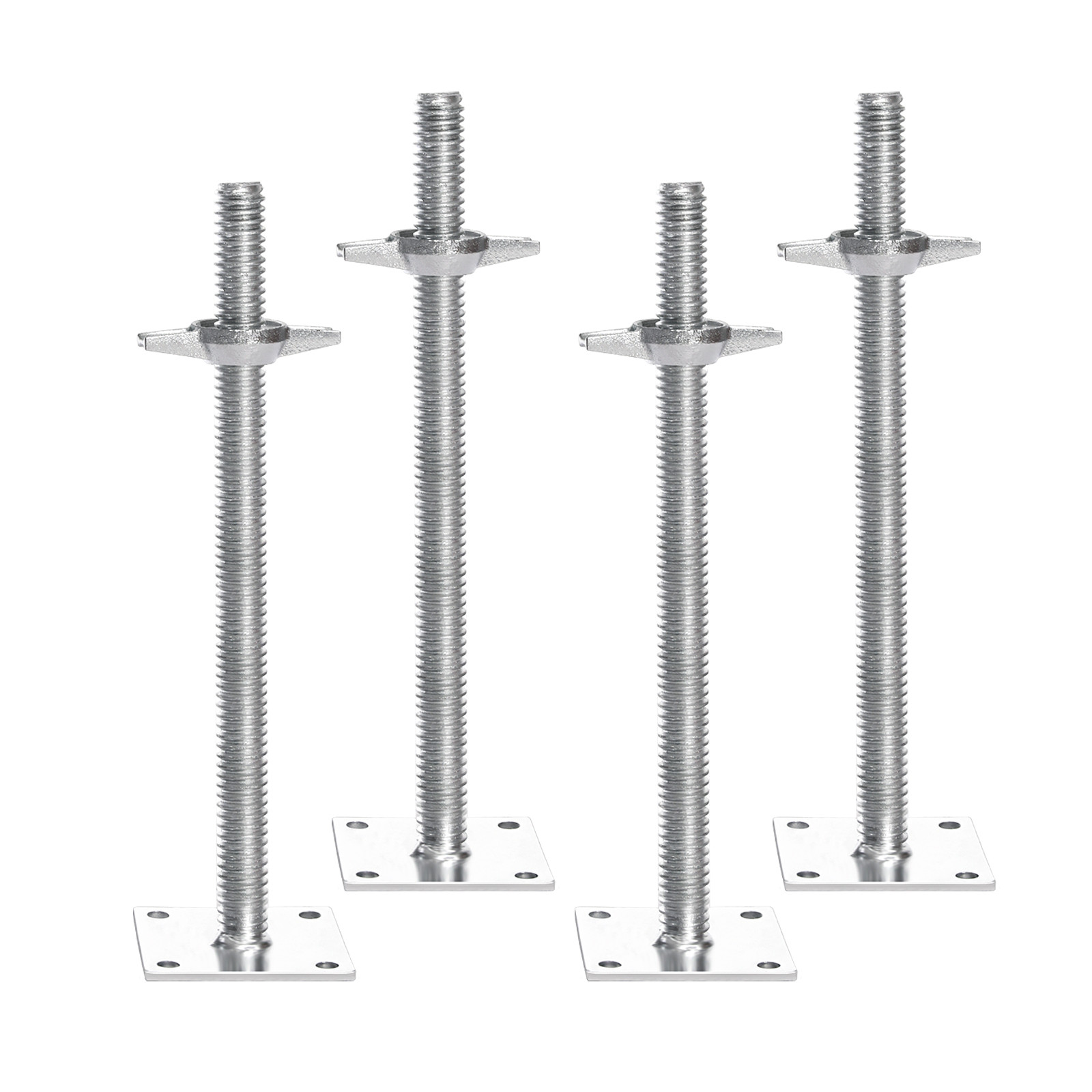 VEVOR 4-Pack Adjustable Leveling Jacks Solid Screw for Baker-Style Scaffolding