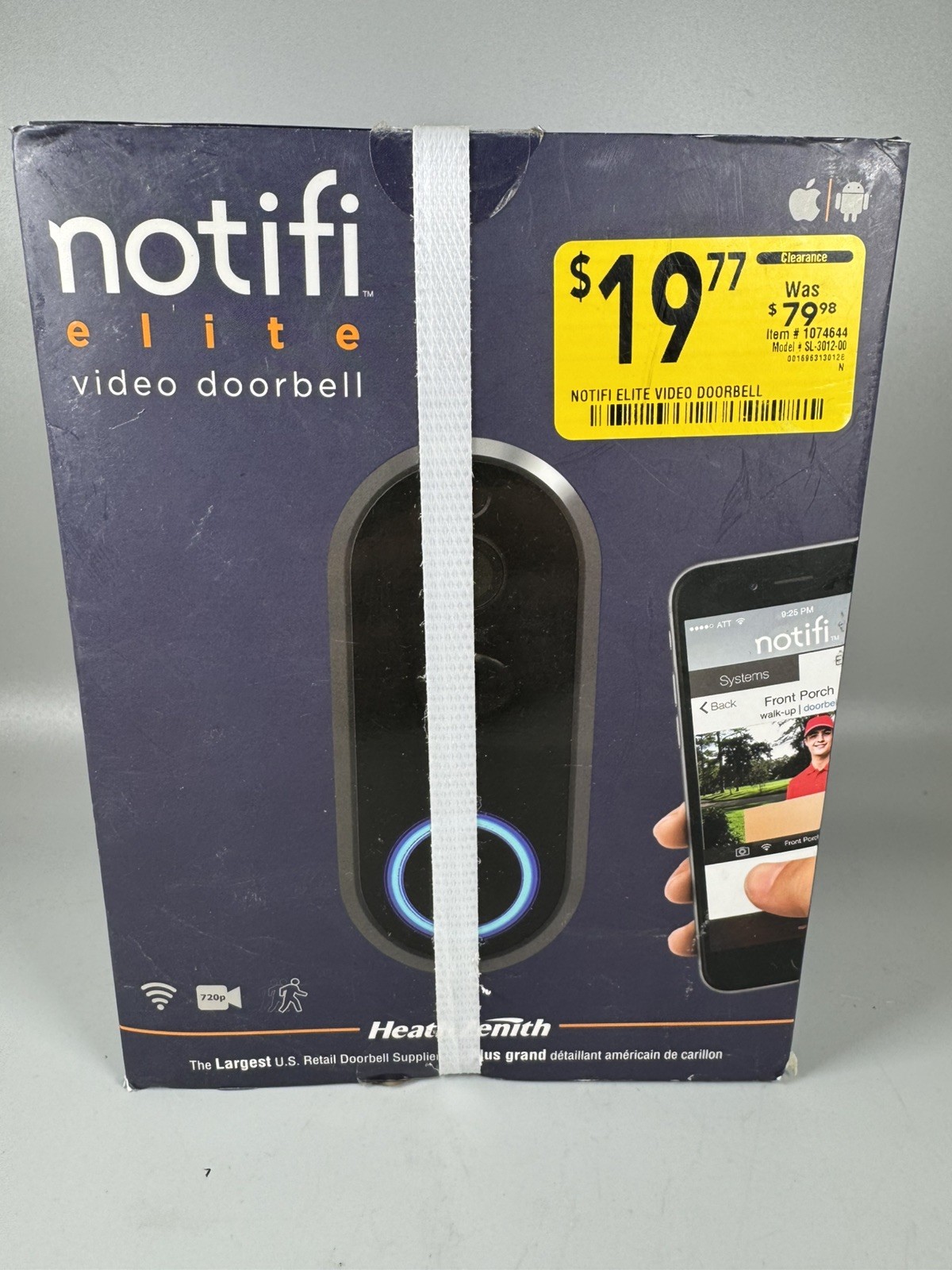 Notifi Elite Video Doorbell by Heath Zenith – New Open Box, 720p HD WiFi