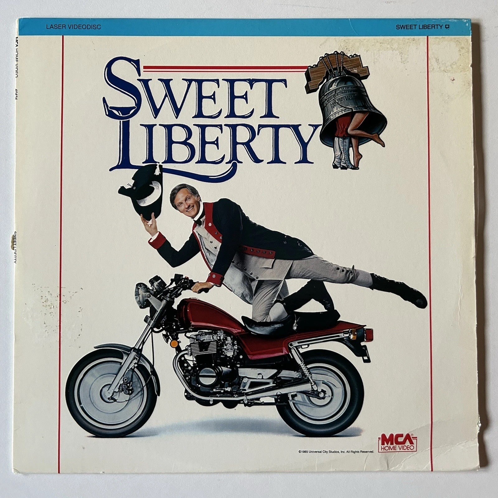 Sweet Liberty LASERDISC Alan Alda, Michael Caine, Michelle Pfeiffer 1985