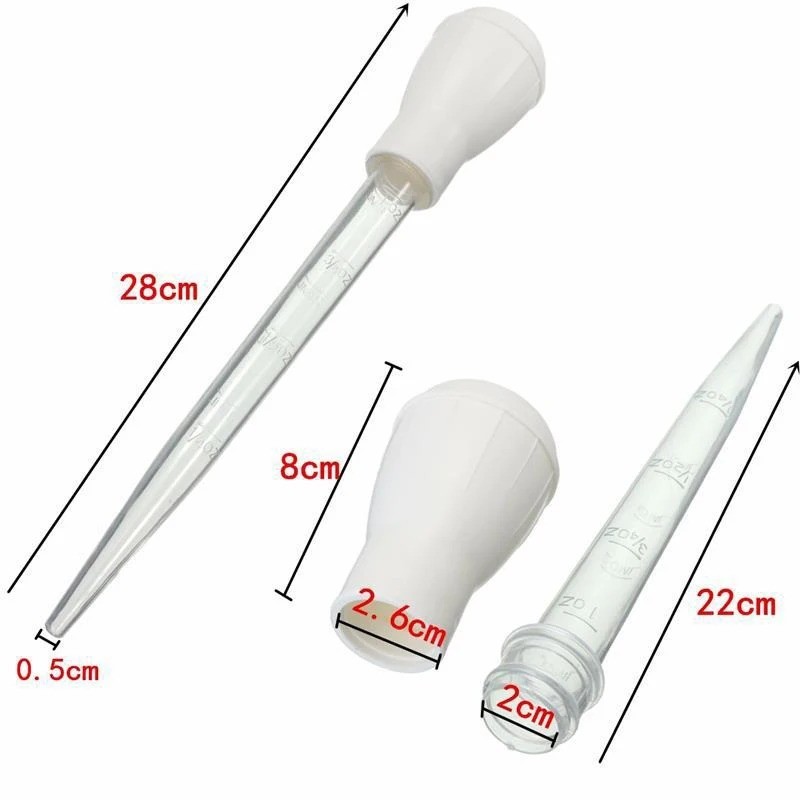 1 PC Meat & Poultry Baster Heat Resistant BPA Free Turkey Syringe Flavor 30ML