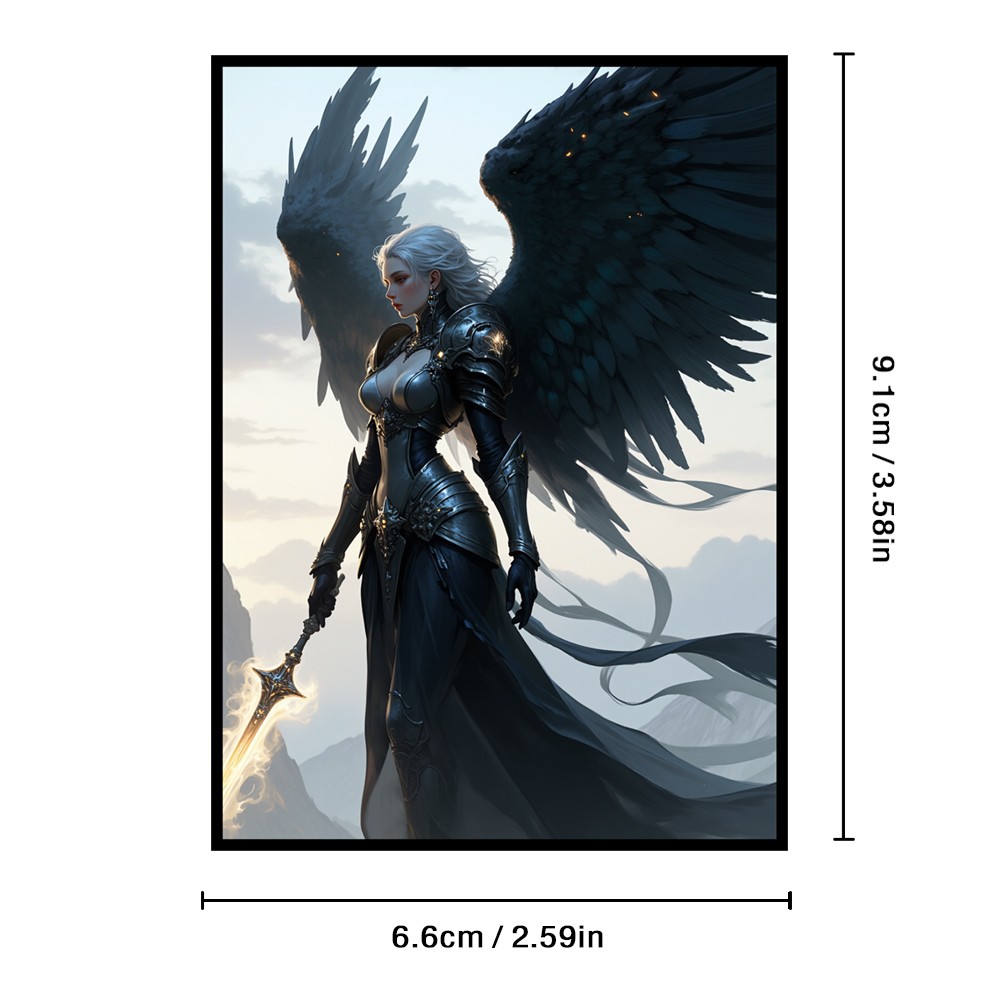 66x91mm 60PCS Angel Standard Size Card Sleeve for PKM/PTCG/TCG Game Card